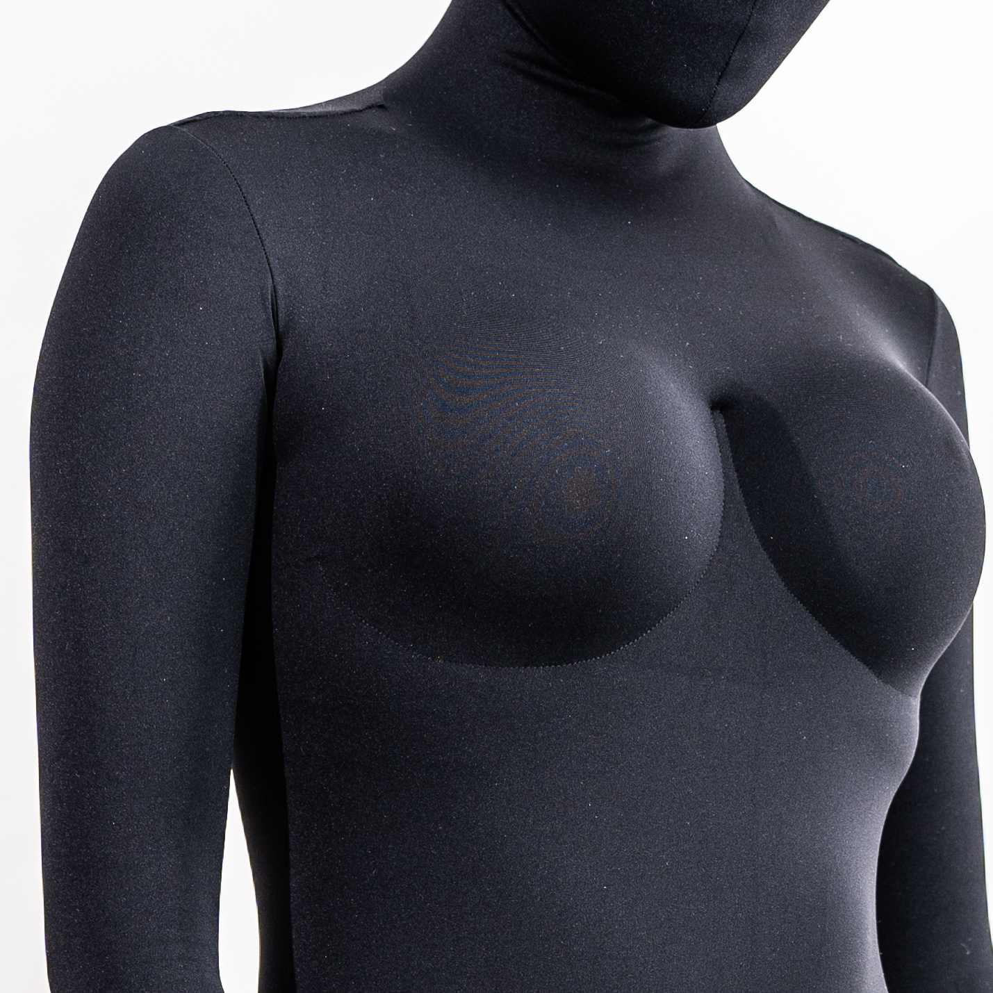 Cleavage and vest inside