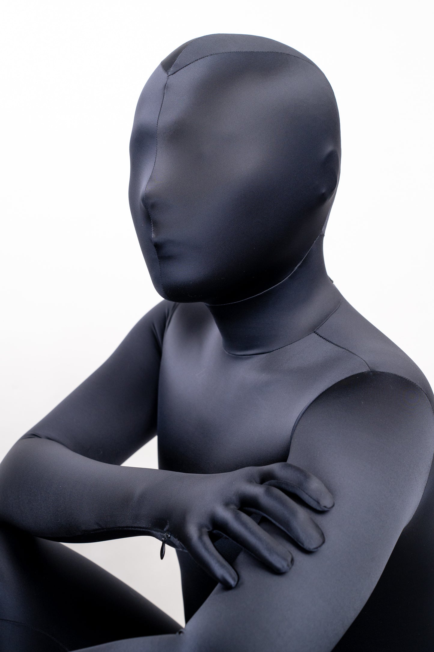 Cloud satin bodysuit zentai