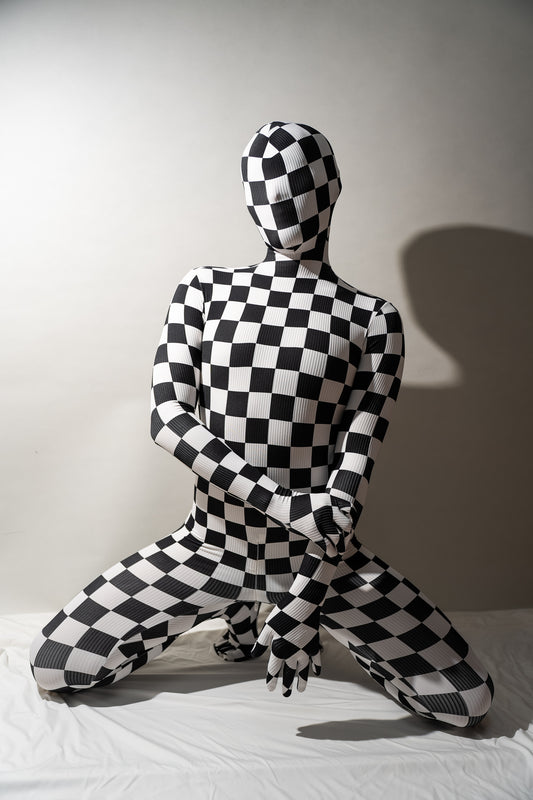 Checker bodysuit zentai