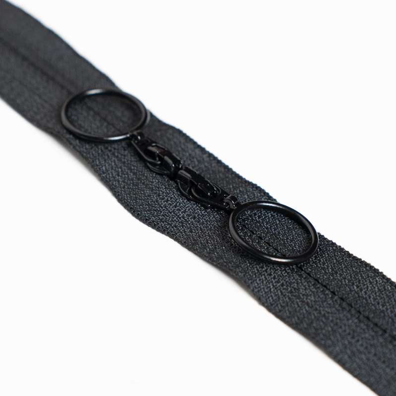 YKK Ring shape puller reverse zipper