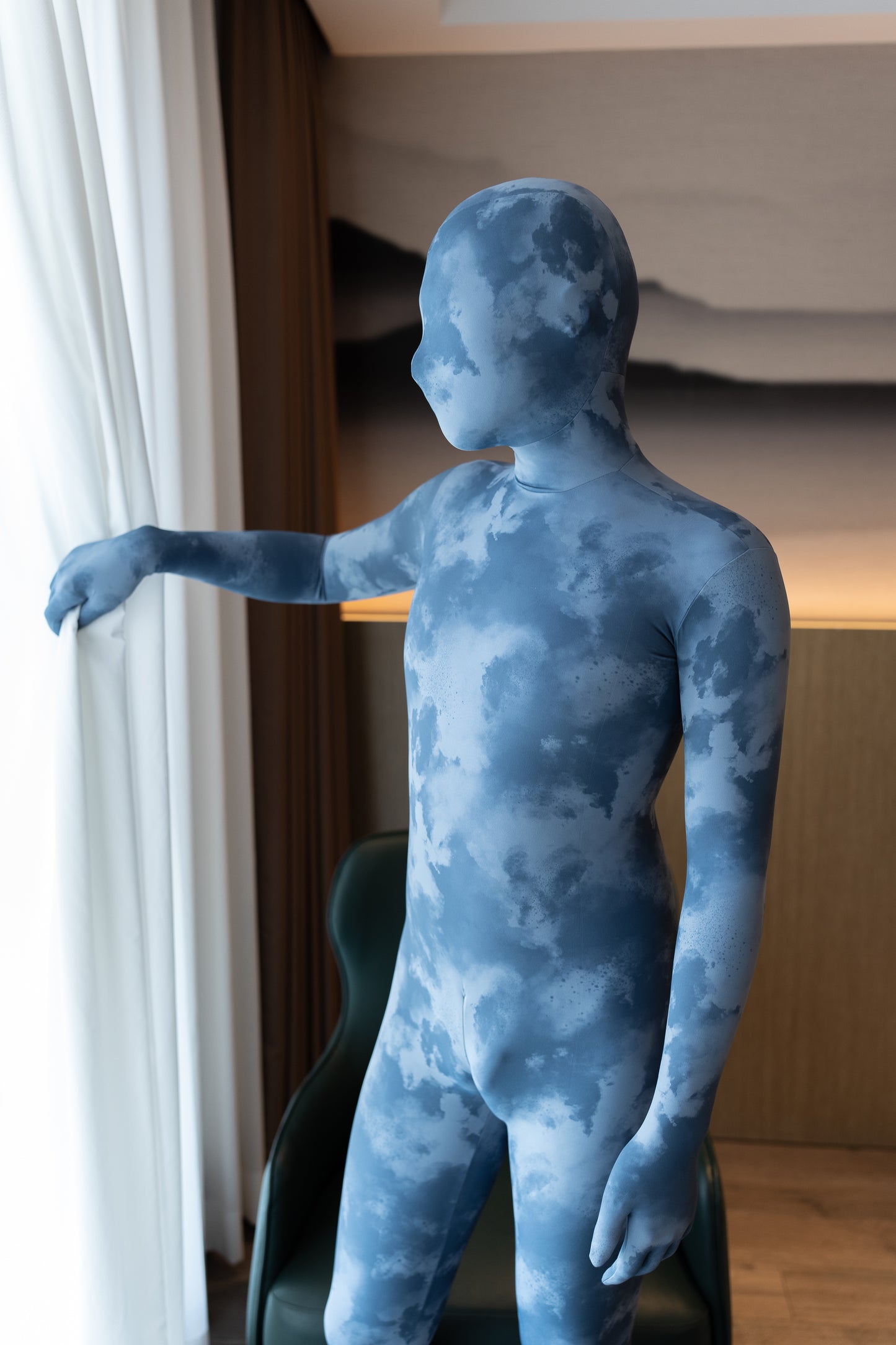 Ink Stain bodysuit zentai