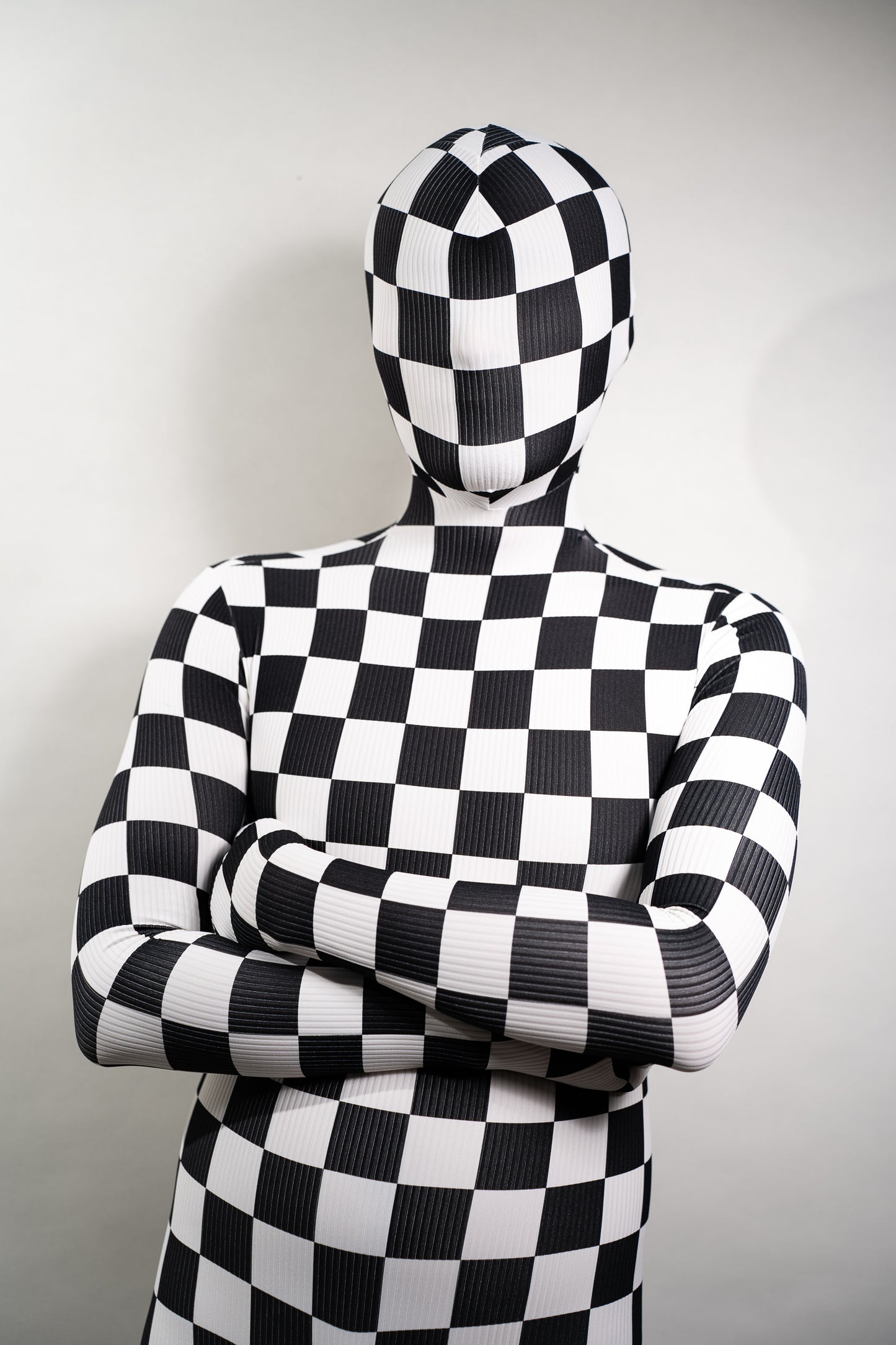 Checker bodysuit zentai