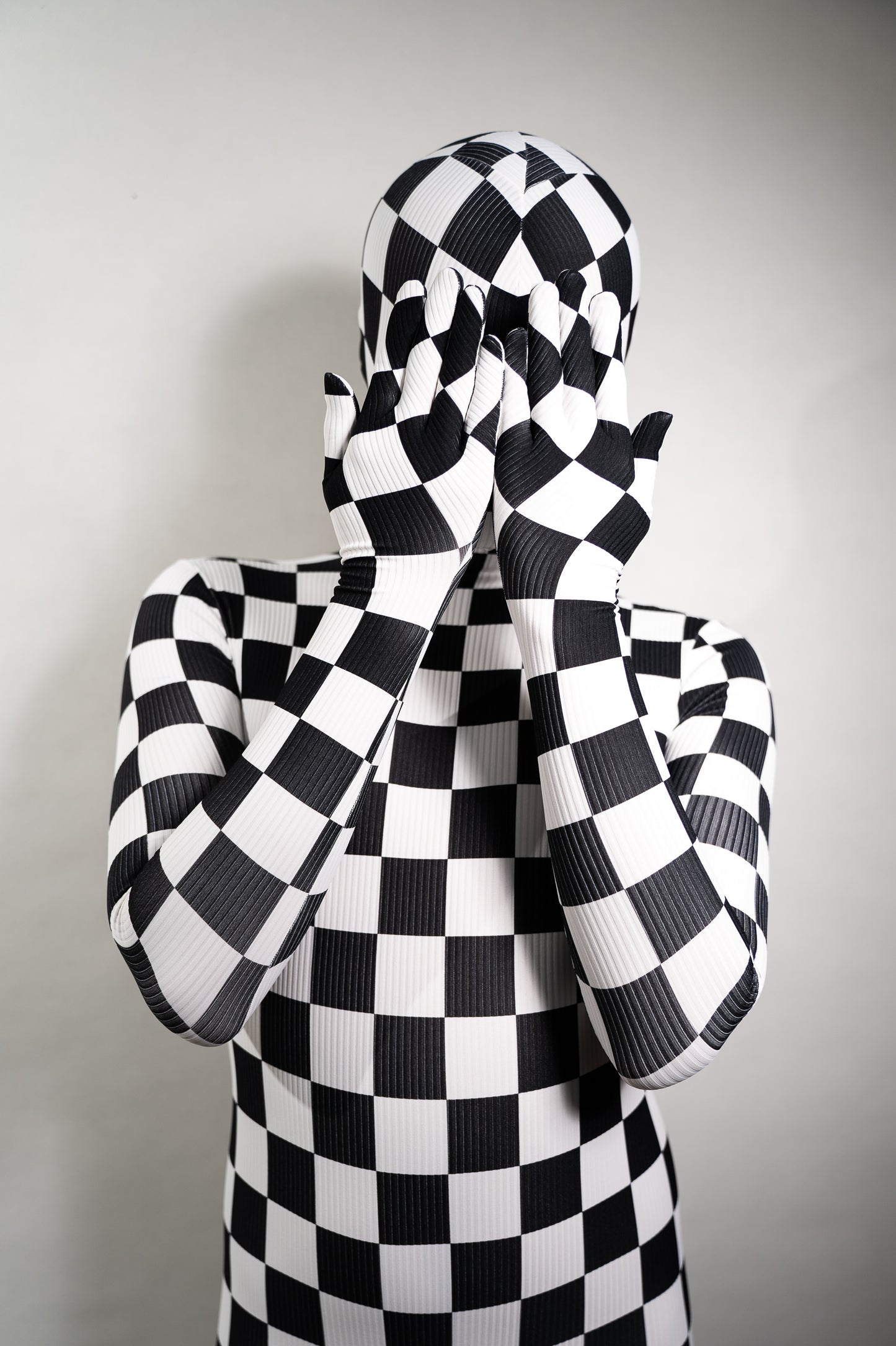 Checker bodysuit zentai