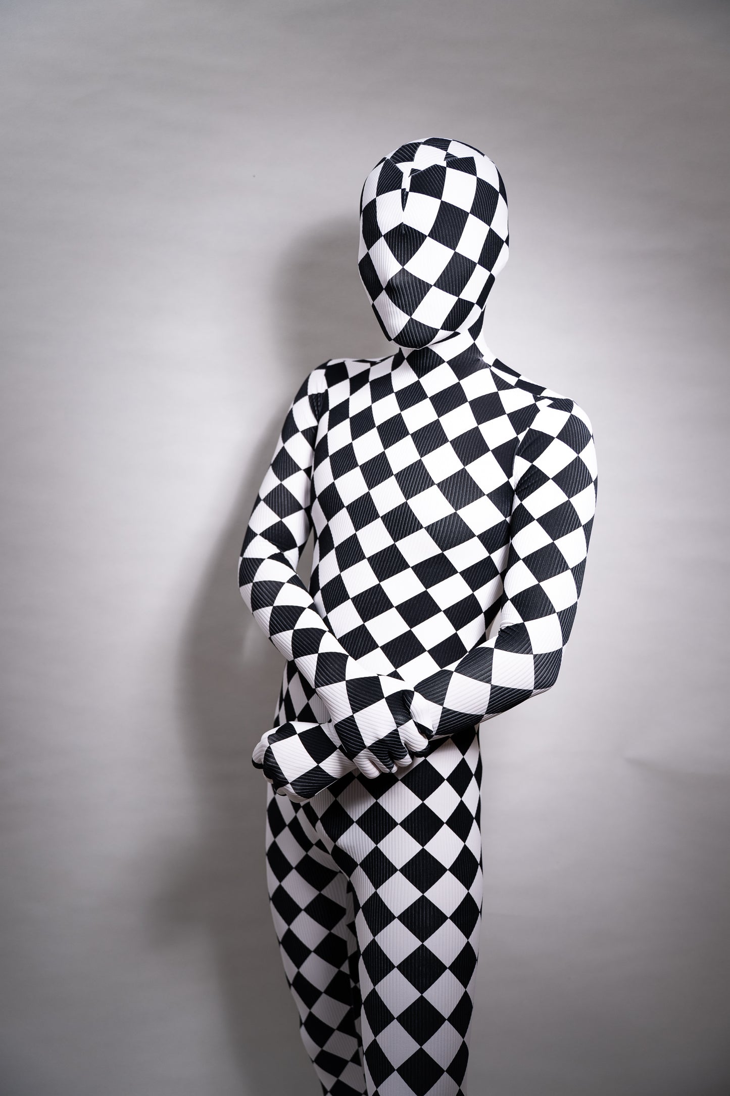 Checker bodysuit zentai