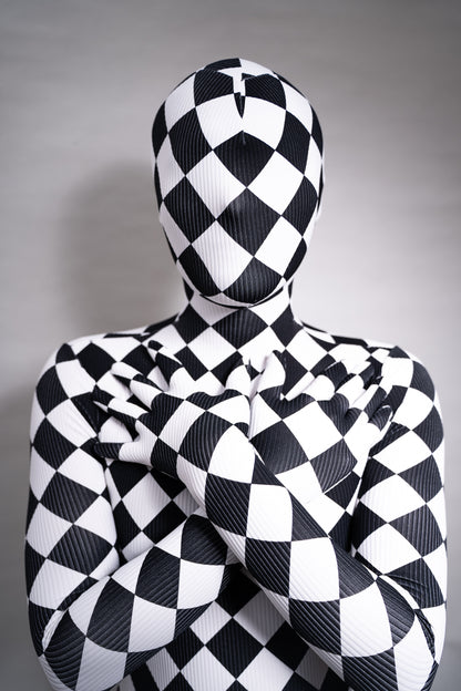 Checker bodysuit zentai